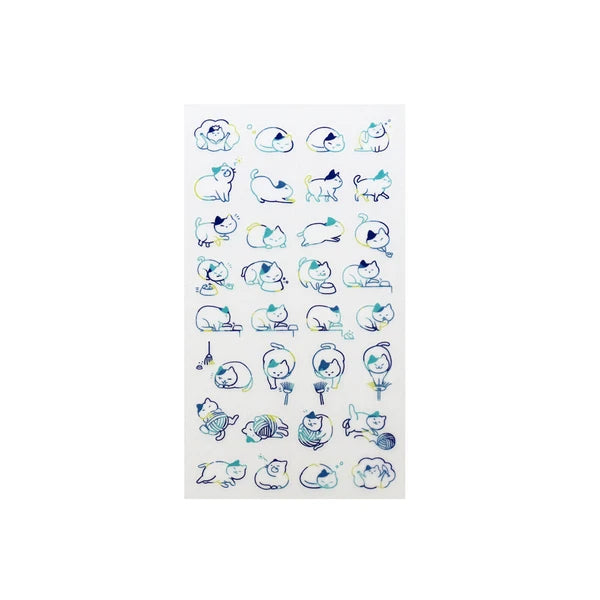 Cat Paper Transfer Stickers | Irodo