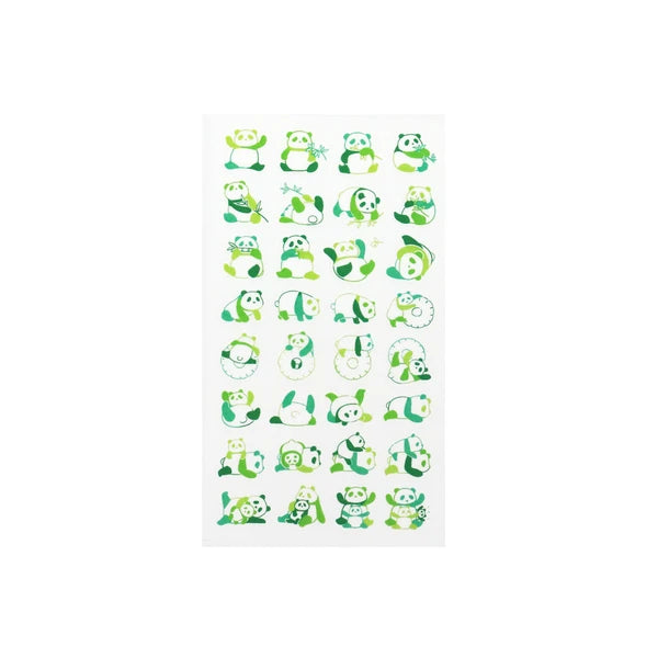 Panda Paper Transfer Stickers | Irodo