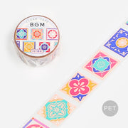 Garden Tile Stained Glass Clear Tape by BGM | Papertail Fox