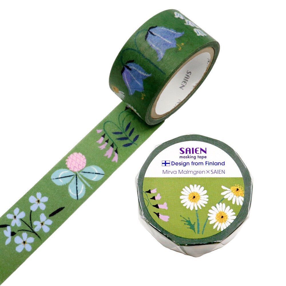 Flowers for the Nightless Night Washi Tape by Kamiiso SAIEN | Papertail Fox