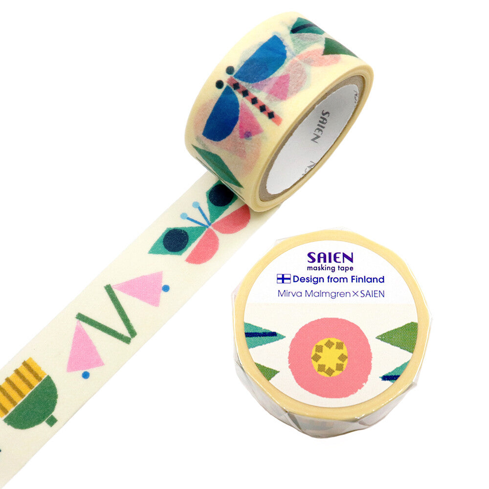 Geometric Garden Washi Tape by Kamiiso SAIEN | Papertail Fox