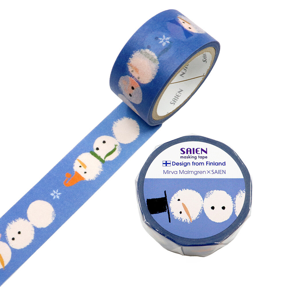 Snowmen Washi Tape by Kamiiso SAIEN | Papertail Fox