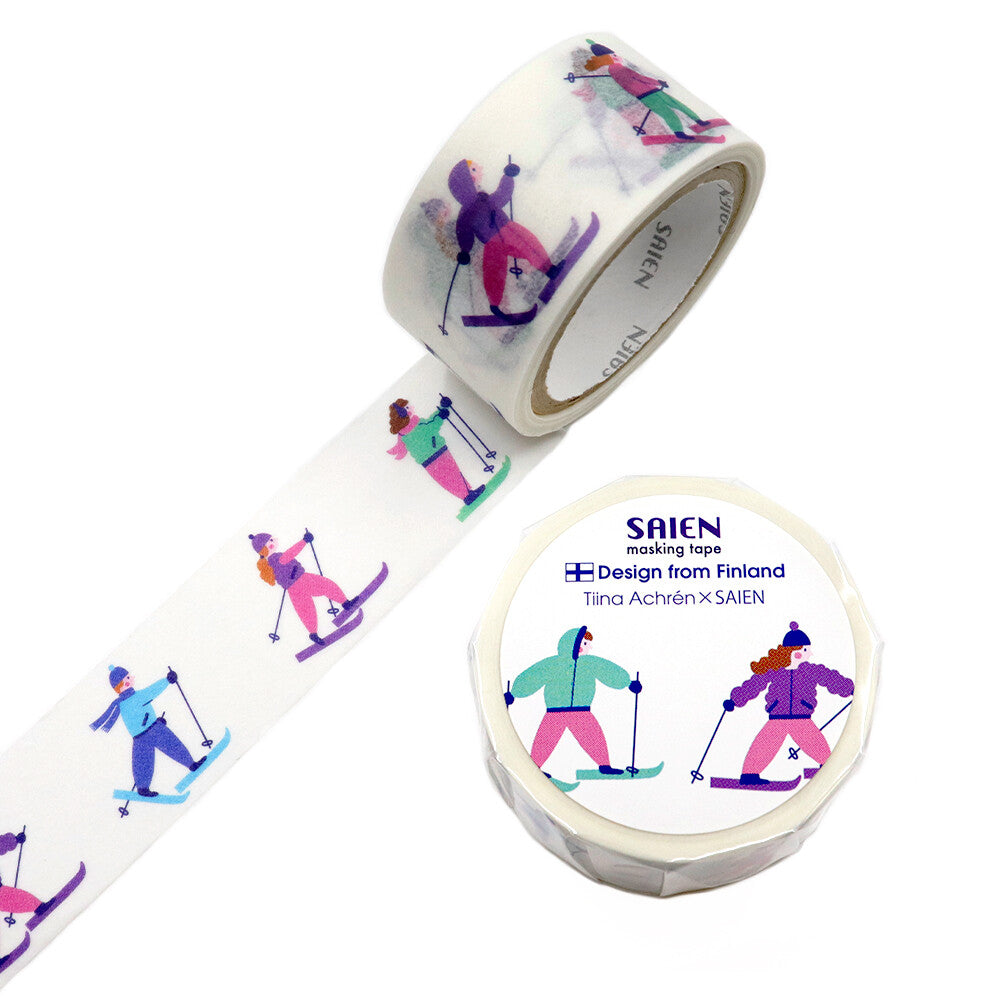 Skiing Washi Tape by Kamiiso SAIEN | Papertail Fox