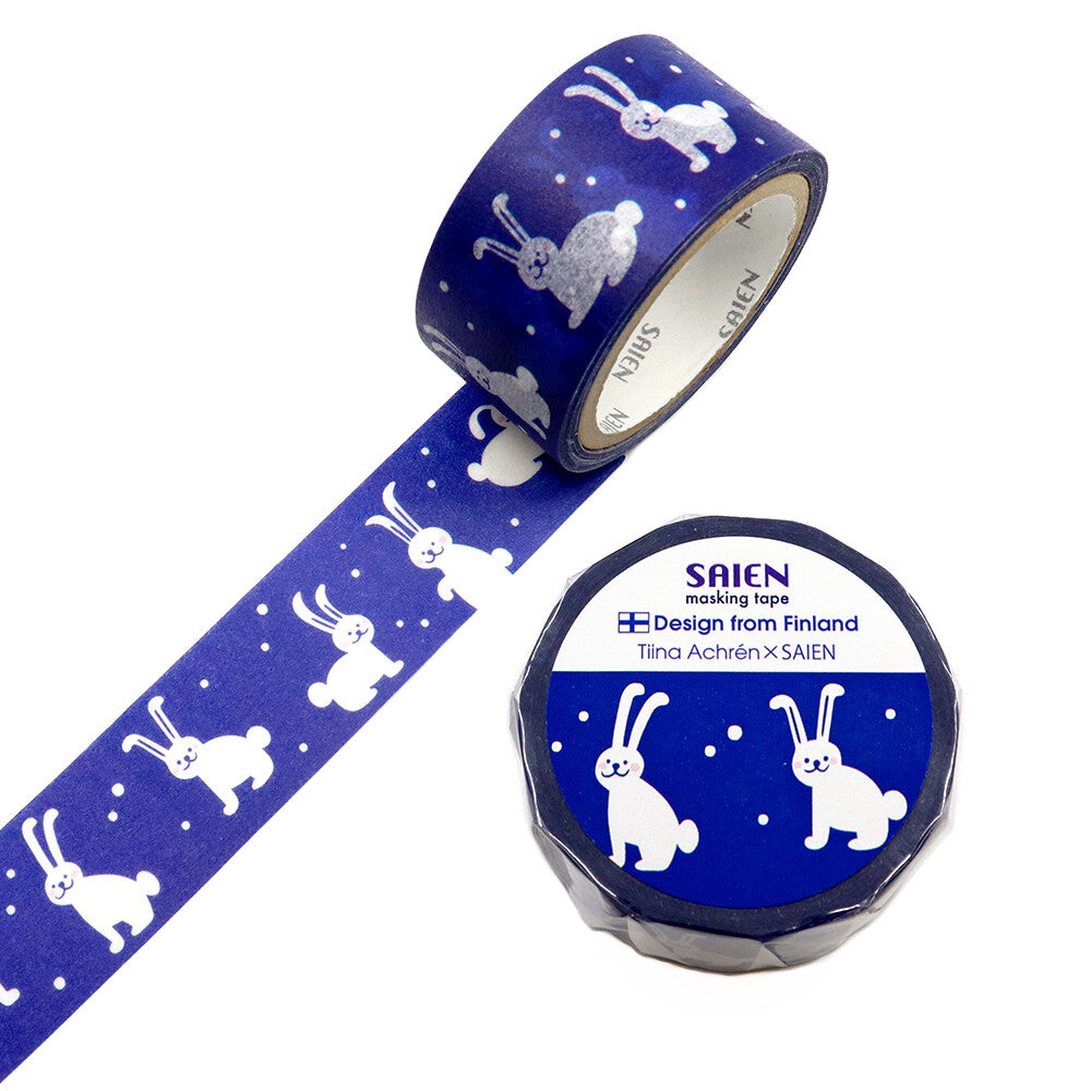 Winter Rabbits Washi Tape by Kamiiso SAIEN | Papertail Fox