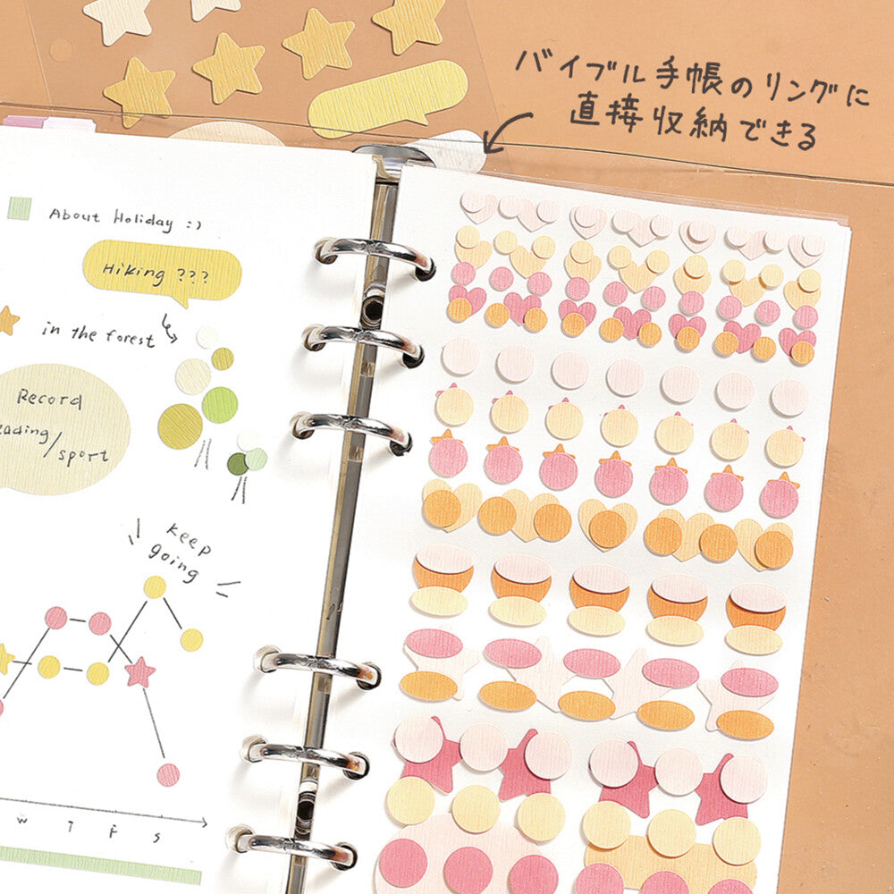 Citrus Daily Palette 6 Sheet Sticker Set by BGM | Papertail Fox