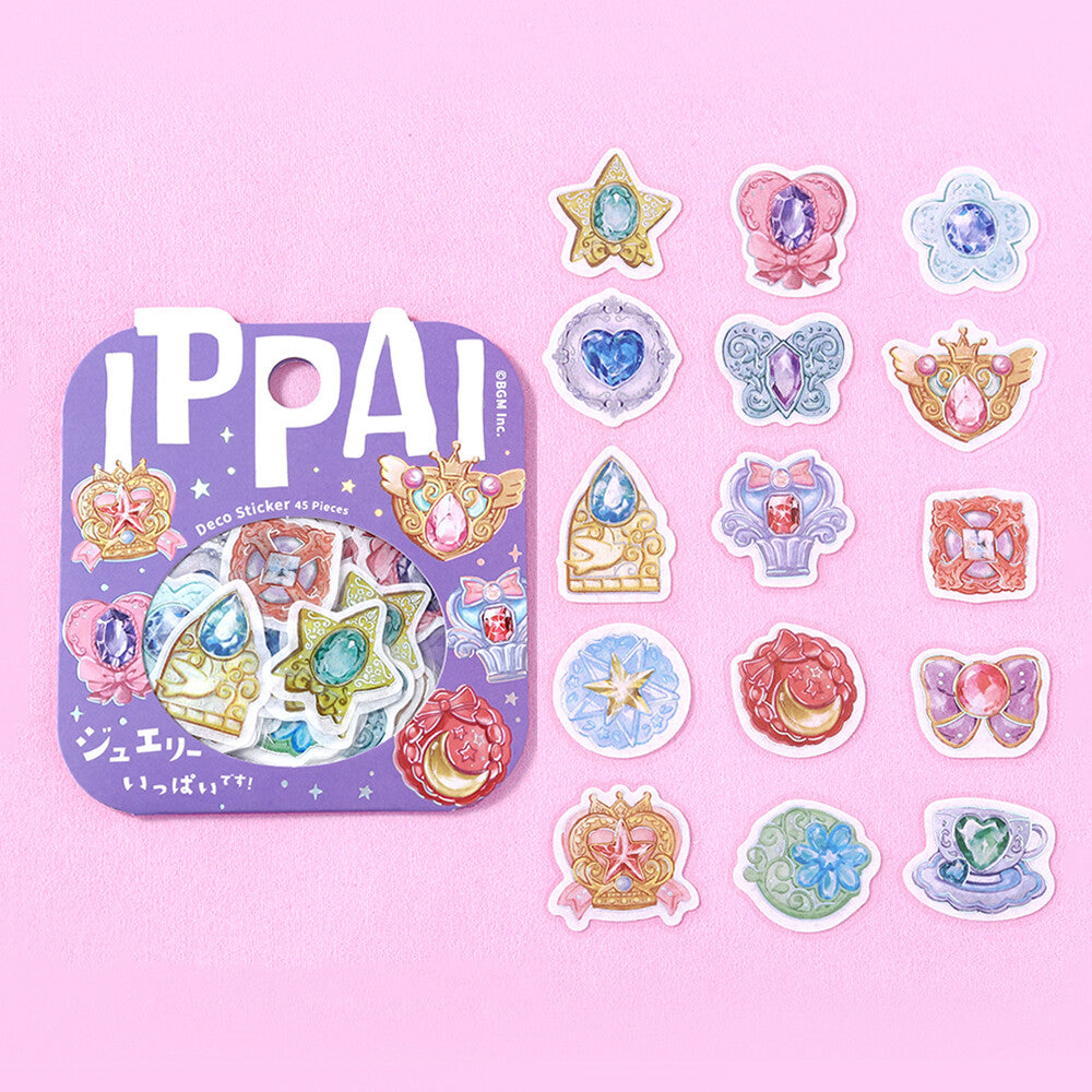 Lots of Jewelry IPPAI Foil Flake Stickers by BGM | Papertail Fox
