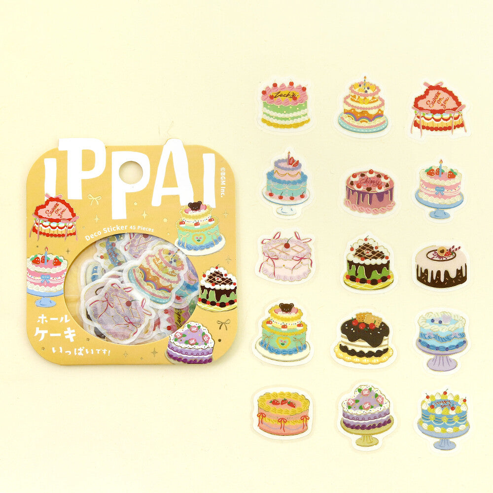 Lots of Whole Cakes IPPAI Foil Flake Stickers by BGM | Papertail Fox