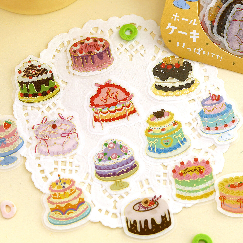 Lots of Whole Cakes IPPAI Foil Flake Stickers by BGM | Papertail Fox