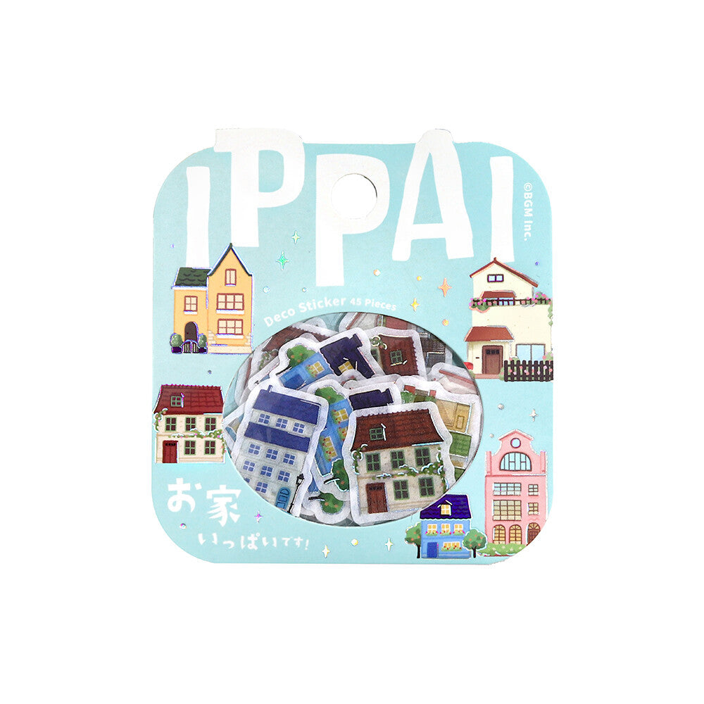 IPPAI Foil Flake Stickers - Lots of Houses