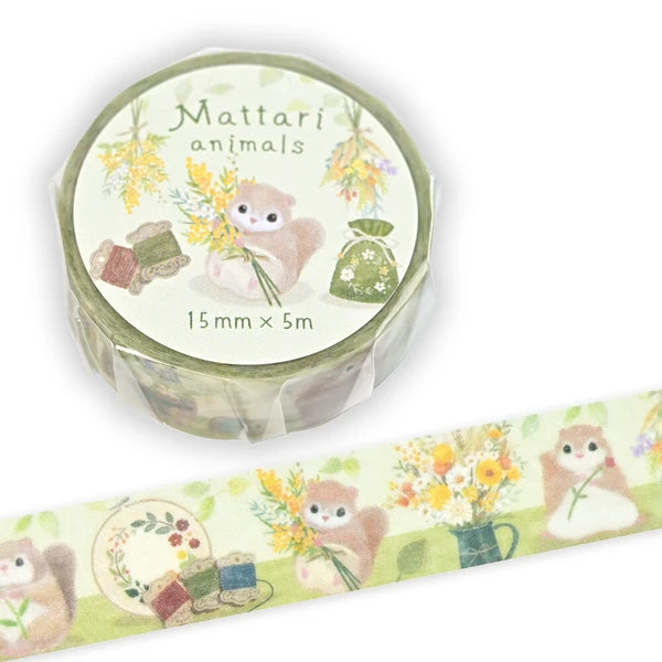 Momonga in Bloom Sticker & Washi Kit | mocuan