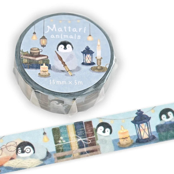 Penguin Night Sticker & Washi Kit | mocuan