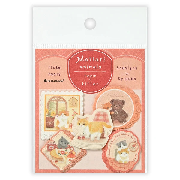 Kitten Holiday Sticker & Washi Kit | mocuan