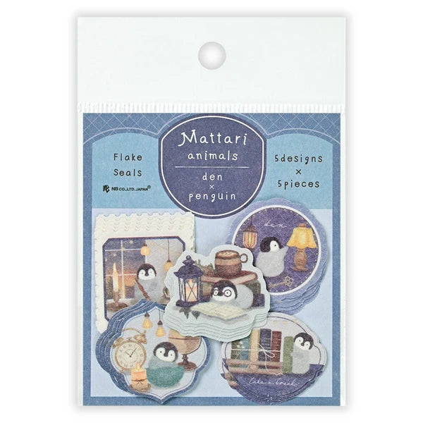 Penguin Night Sticker & Washi Kit | mocuan