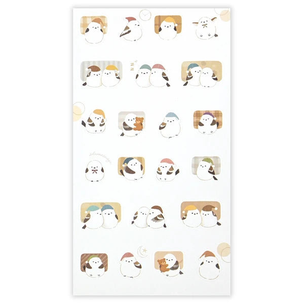 Shimaenaga Café Sticker & Washi Kit | mocuan