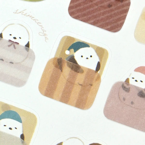 Shimaenaga Café Sticker & Washi Kit | mocuan