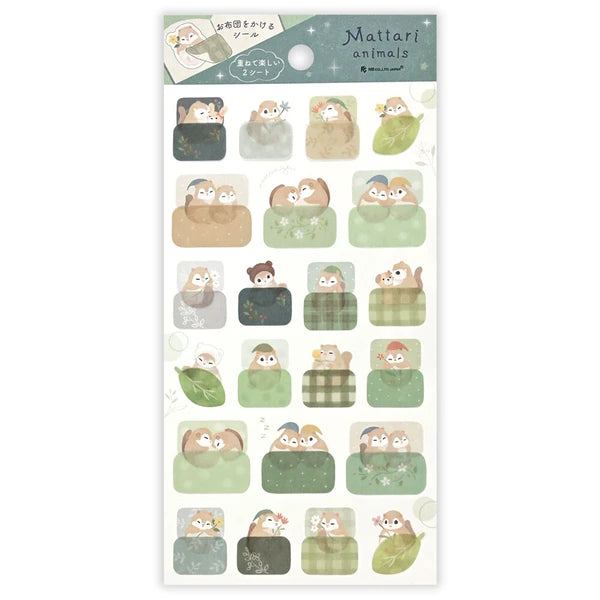 Momonga in Bloom Sticker & Washi Kit | mocuan