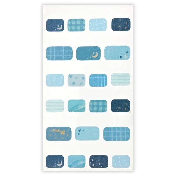 Penguin Night Sticker & Washi Kit | mocuan