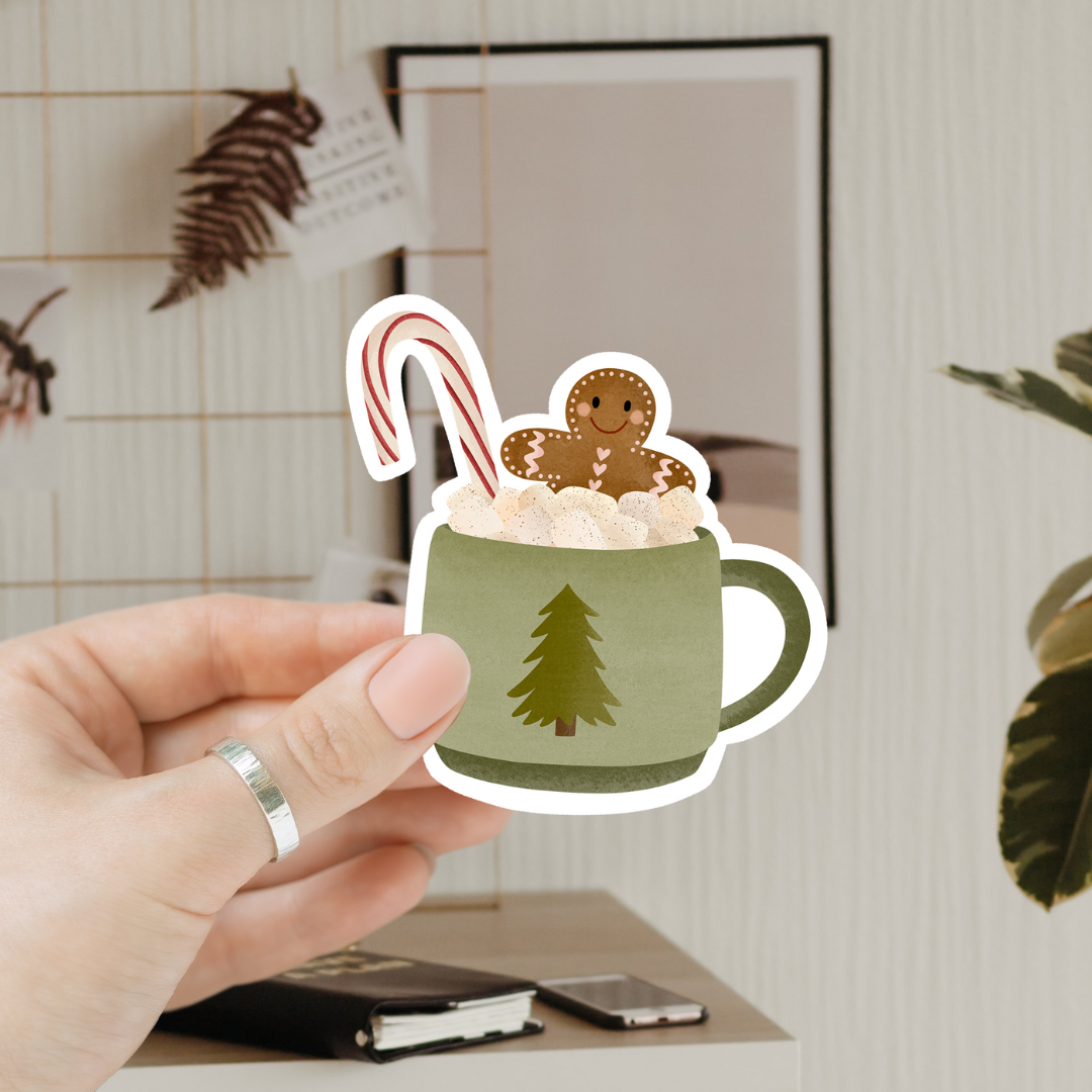 Hot Chocolate Vinyl Sticker | Tilda & Theo
