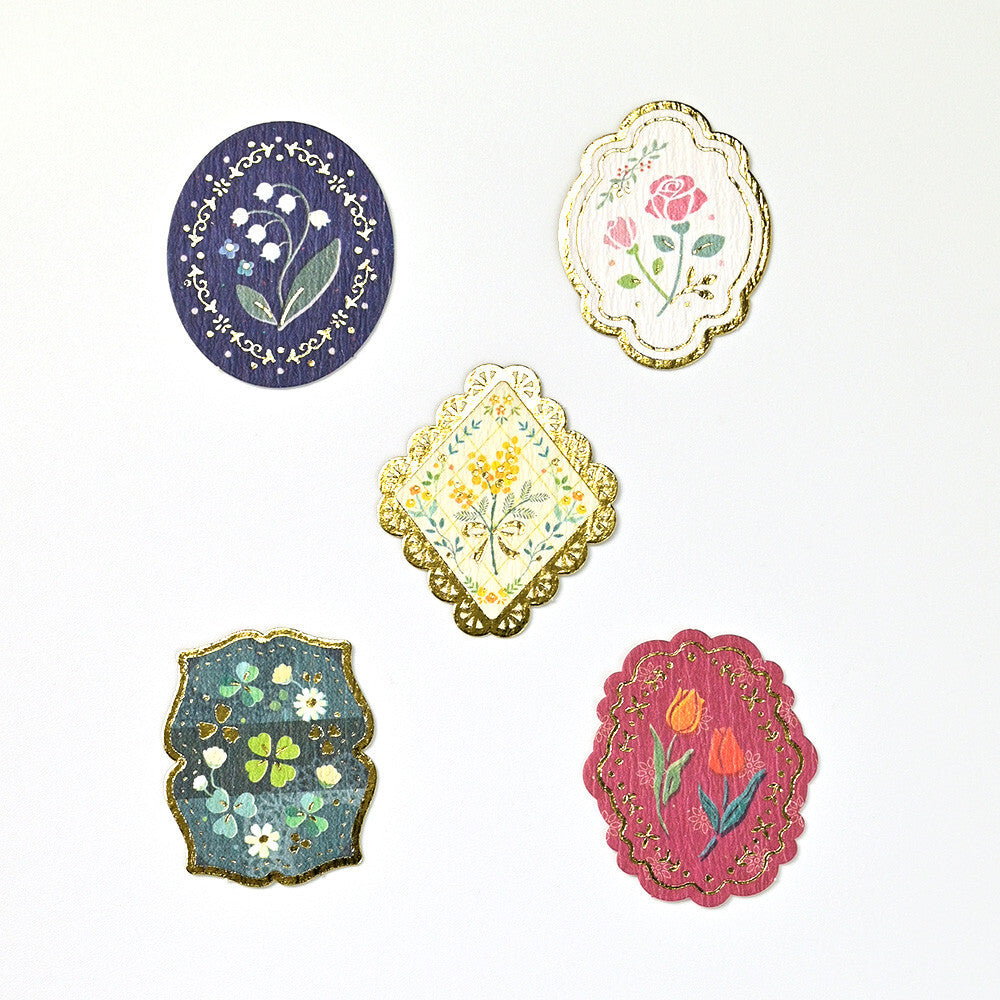 Floral Flake Stickers by NB Co | Papertail Fox