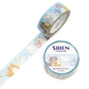 Kitty Laundry Washi Tape by Kamiiso SAIEN | Papertail Fox