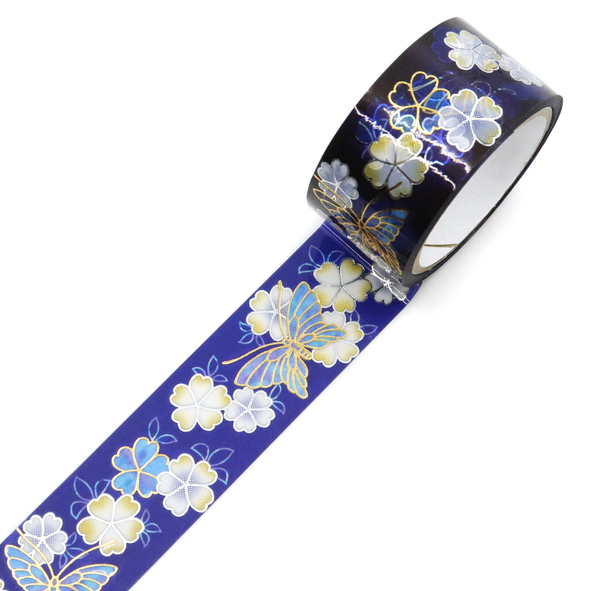Butterfly and Cherry Blossom Raden Clear Tape | Kamiiso SAIEN