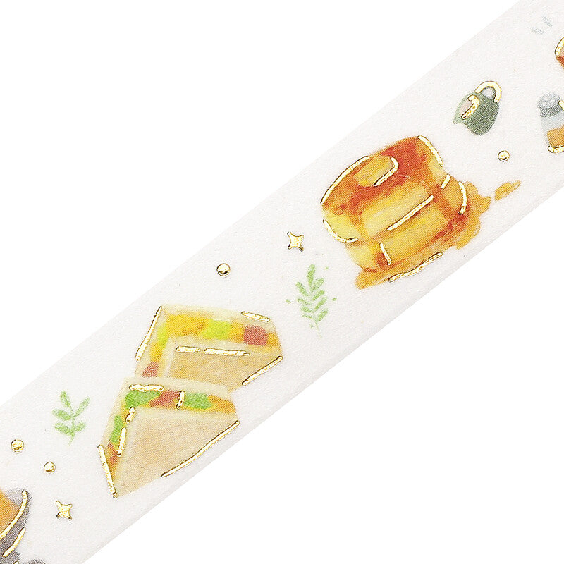 Lots of Retro Cafes IPPAI Foil Washi Tape by BGM | Papertail Fox