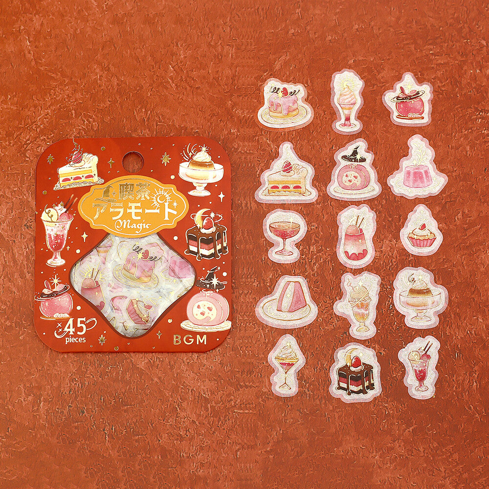 Flame Cafe à la Mode Magic Foil Flake Stickers by BGM | Papertail Fox