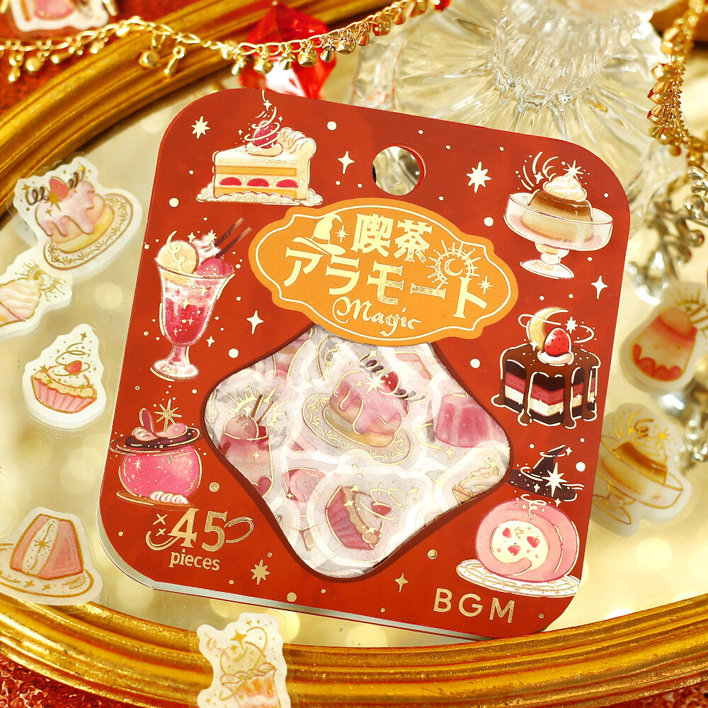 Flame Cafe à la Mode Magic Foil Flake Stickers by BGM | Papertail Fox