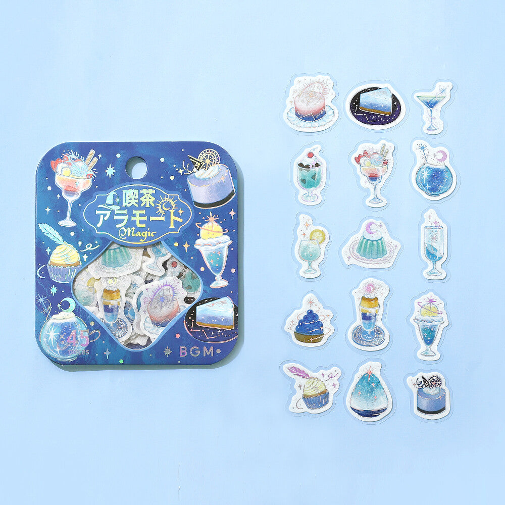 Ice Cafe à la Mode Magic Foil Flake Stickers by BGM | Papertail Fox