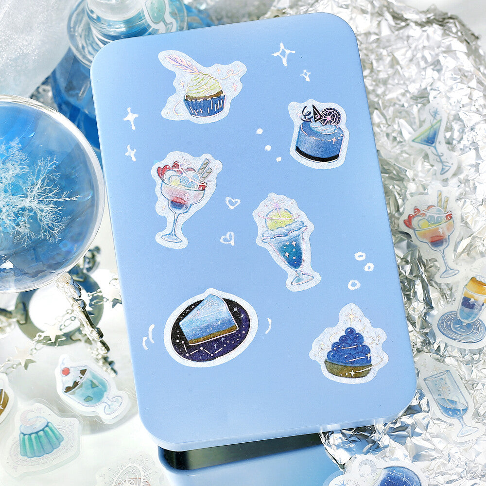 Ice Cafe à la Mode Magic Foil Flake Stickers by BGM | Papertail Fox