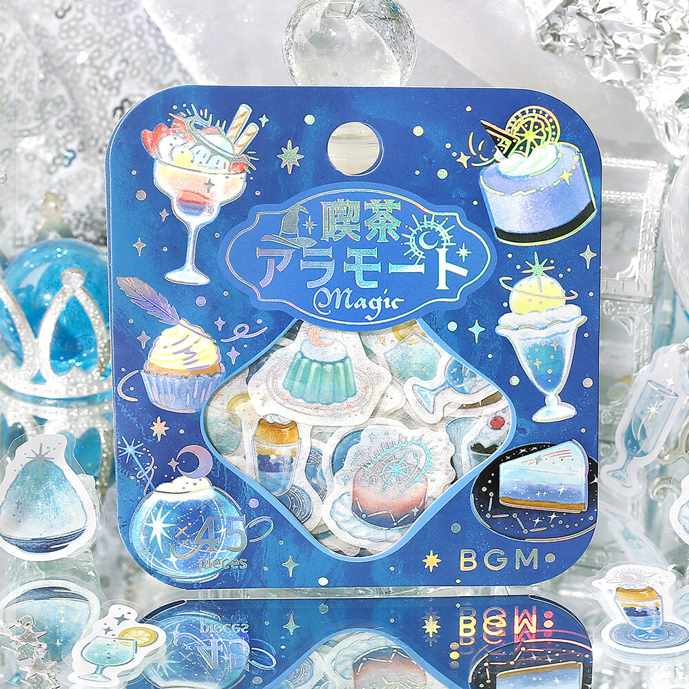 Ice Cafe à la Mode Magic Foil Flake Stickers by BGM | Papertail Fox