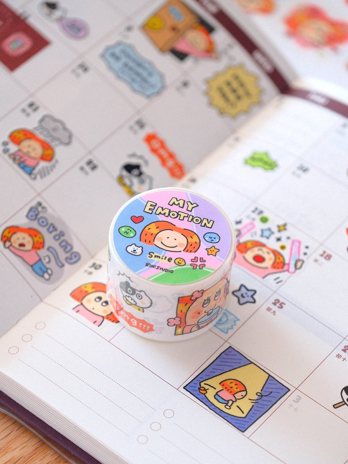 Emotion Die-Cut Washi Tape | RiN! Studio