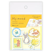 My Mood Flake Stickers | Yellow