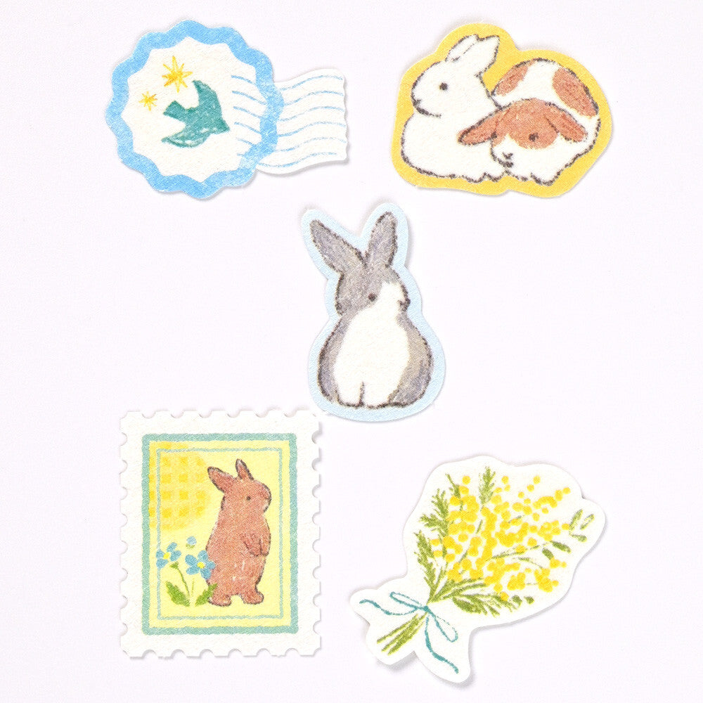 My Mood Flake Stickers | Yellow