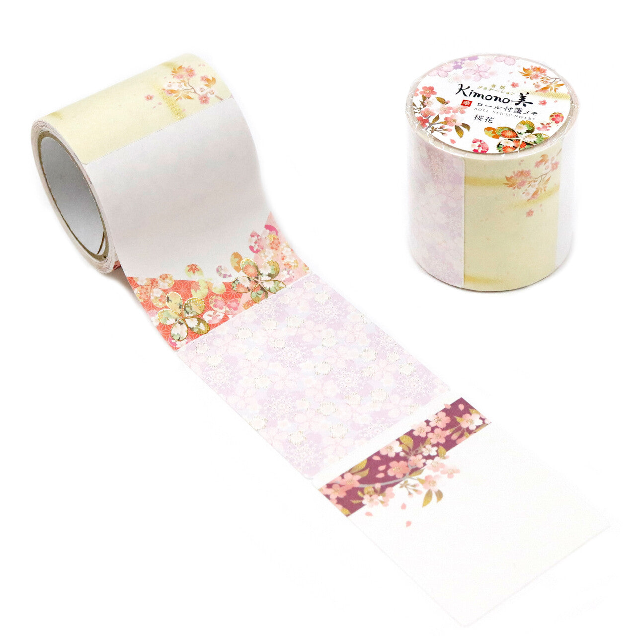 Cherry Blossom Kimono Roll Sticky Notes | Kamiiso