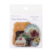 Cozy Time Clear Flake Stickers | Kamiiso