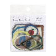 Label Clear Flake Stickers | Kamiiso