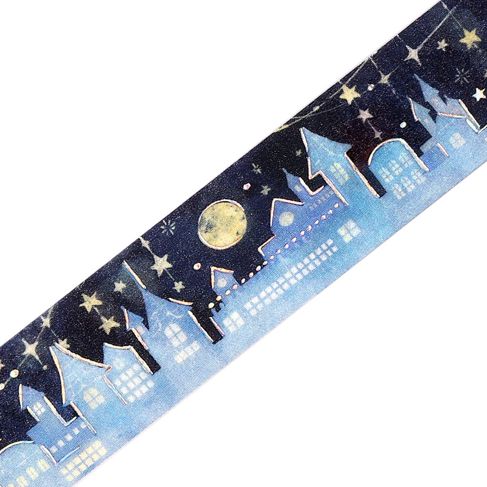 Starlit Town Foil Washi Tape by BGM | Papertail Fox