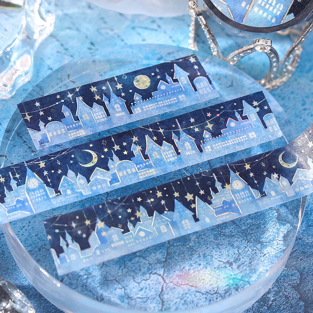 Starlit Town Foil Washi Tape by BGM | Papertail Fox
