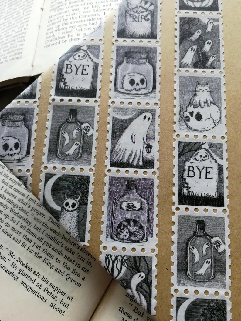 Spooky Stamps Art Washi Tape by Jon Turner | Papertail Fox