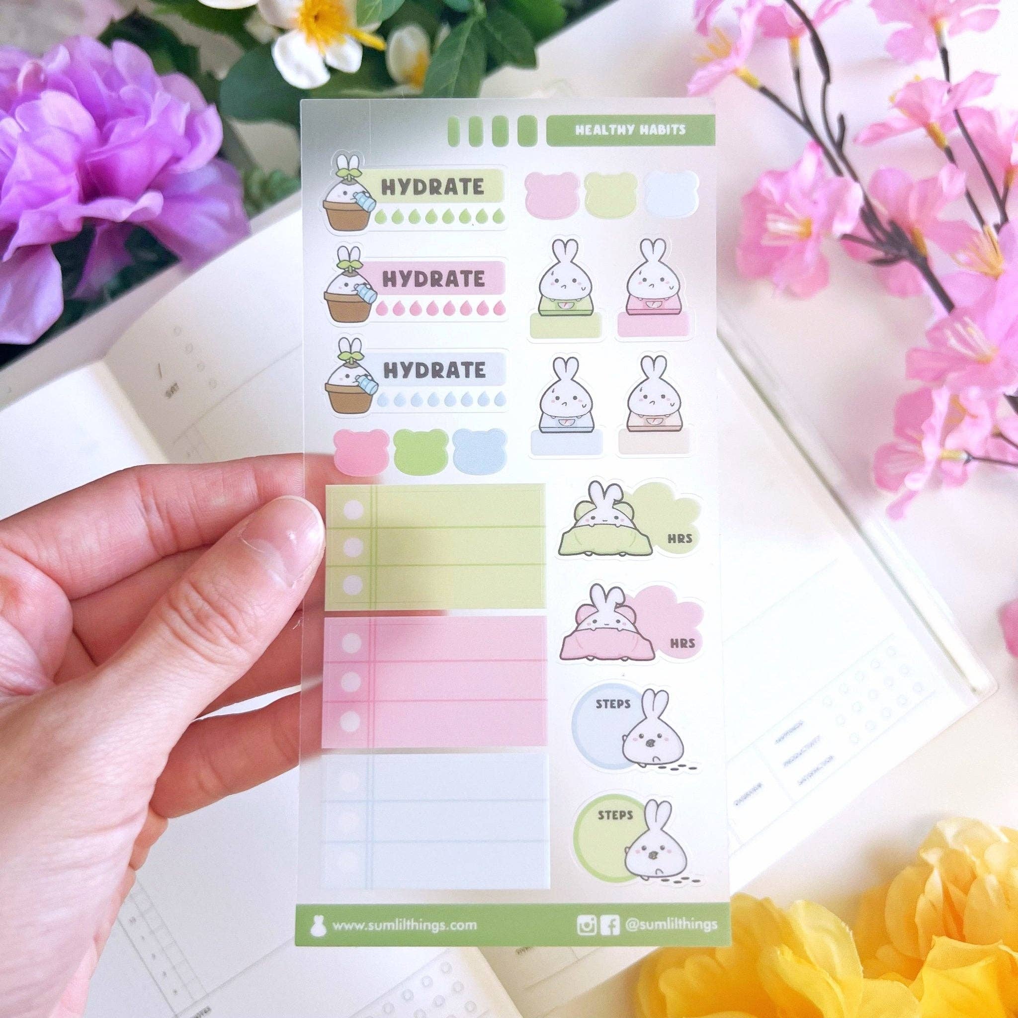 Lil' Healthy Habits (Matcha Colors) - Transparent Matte