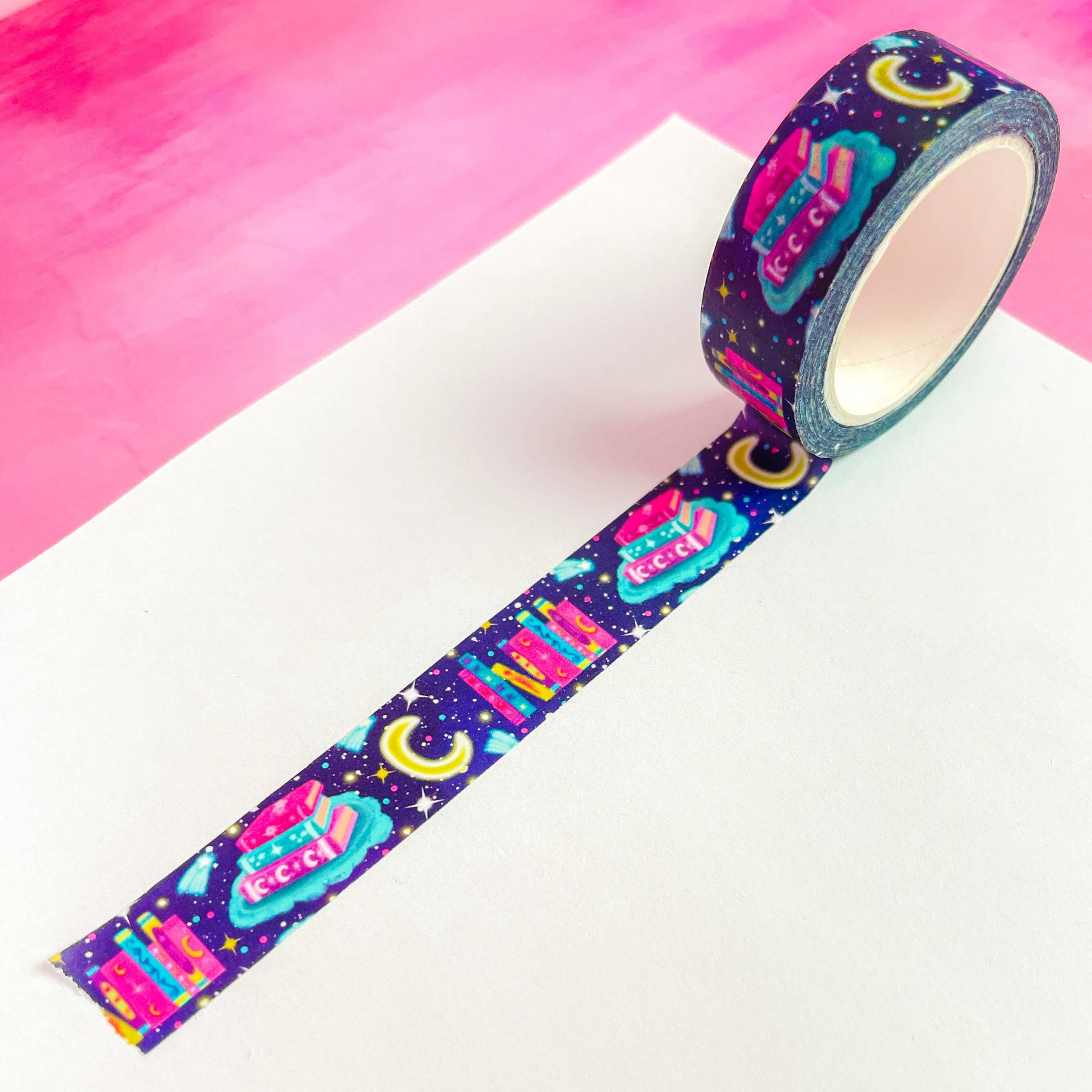 Late Night Reading Washi Tape | Emily Cromwell Designs