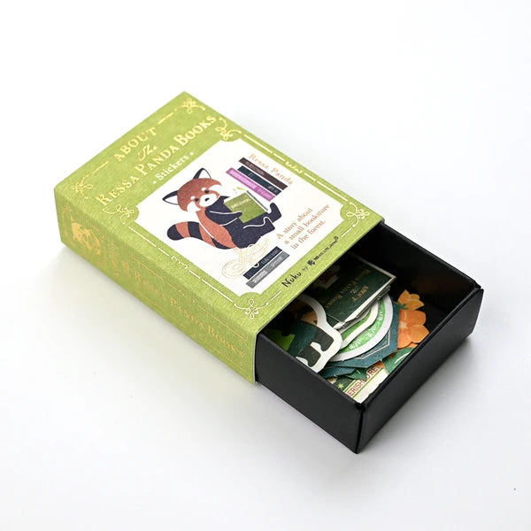 Ressa Panda Books Flake Stickers | NB Co