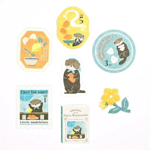 Ressa Panda Books Flake Stickers | NB Co