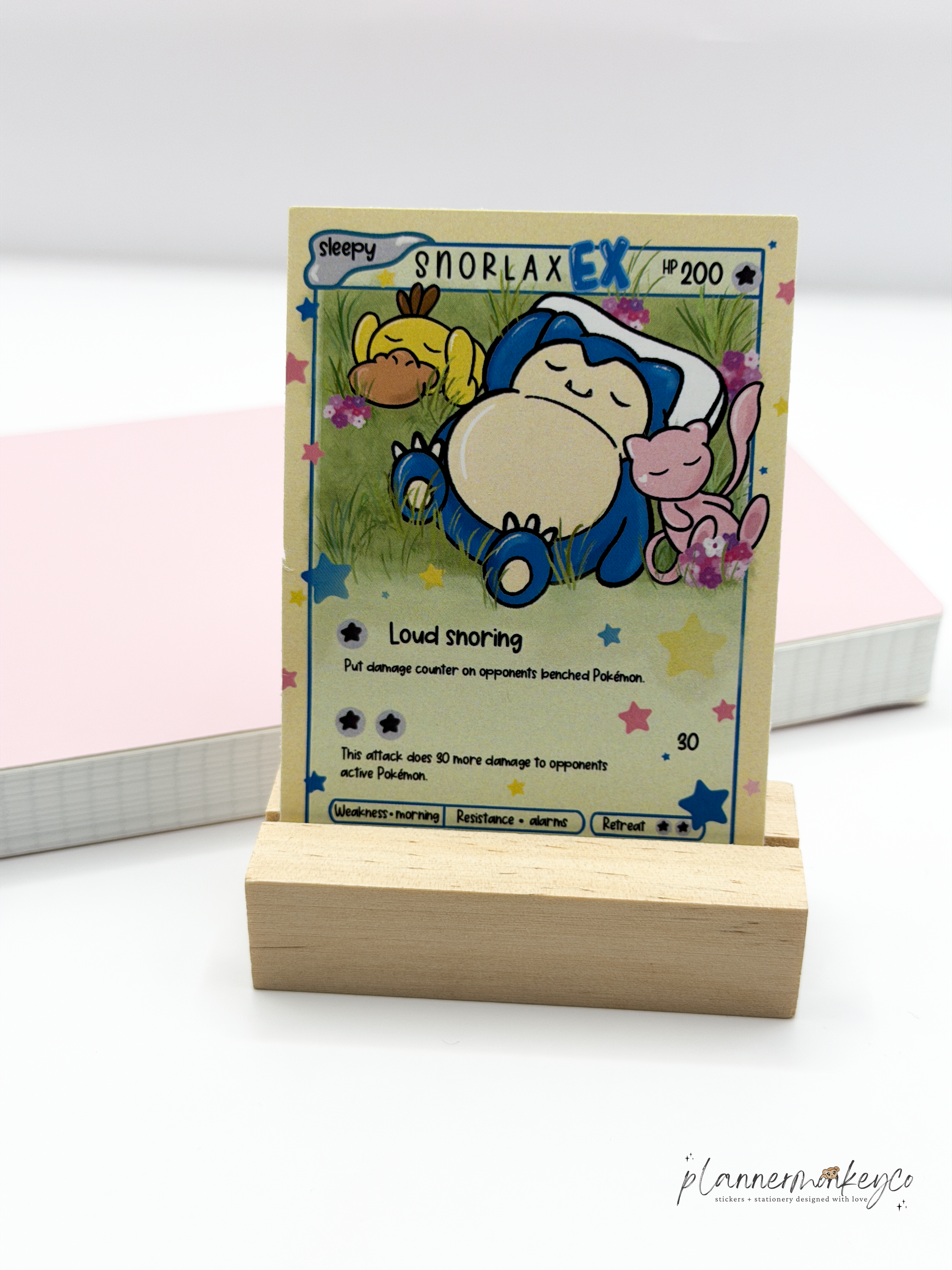 Cozy Nap Planner Pal Vinyl Sticker | Planner Monkey Co