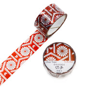 Chrysanthemum Basketweave Kiriko Clear Tape by Kamiiso SAIEN | Papertail Fox
