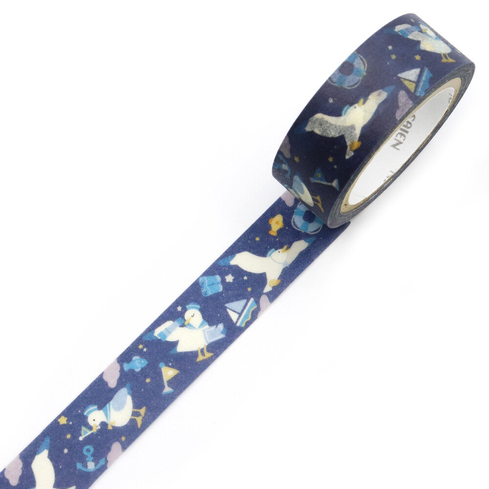 Seagull Sailor Washi Tape | Kamiiso SAIEN