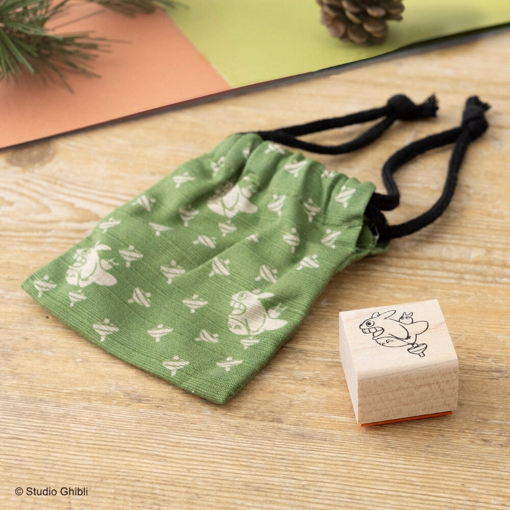 Totoro & Spinning Top Kinchaku Stamp | Beverly