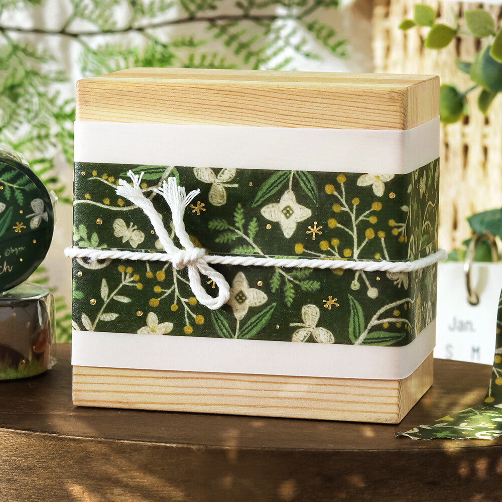 Little Flowers Pieni Stitch Foil Washi Tape by BGM | Papertail Fox