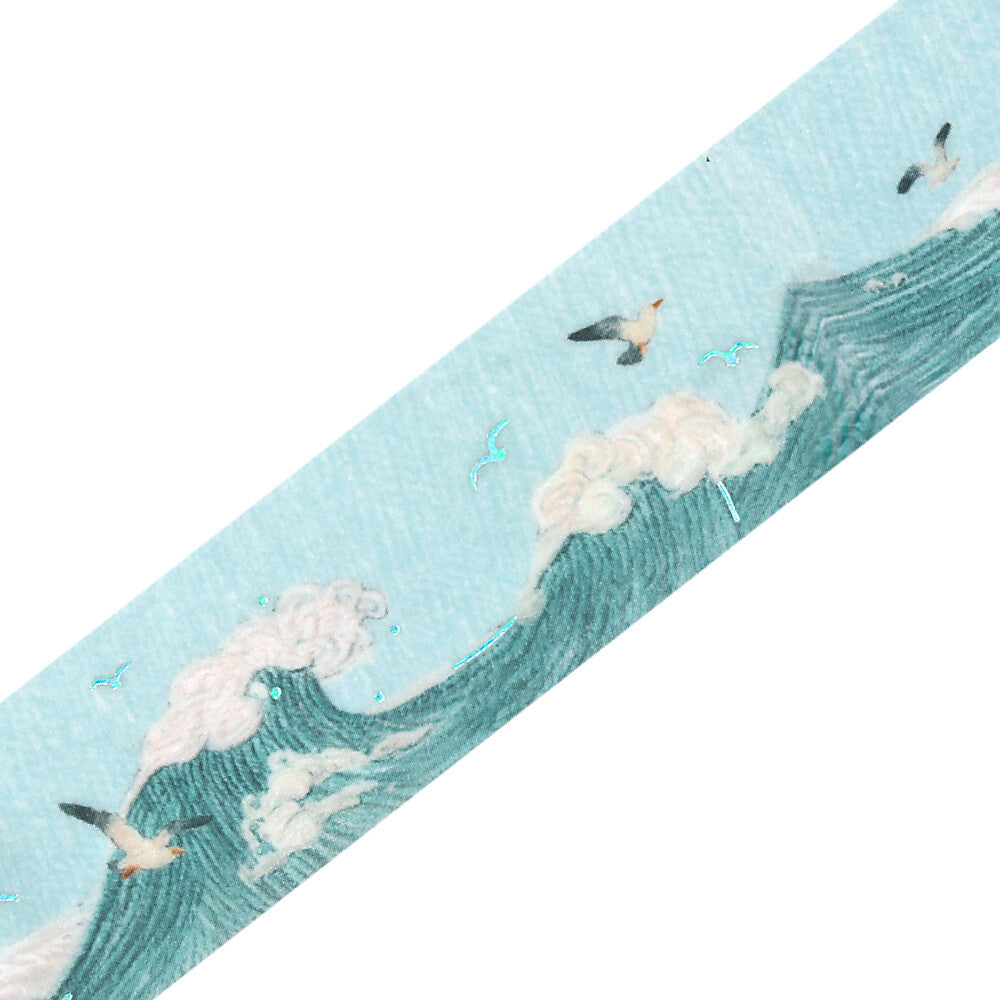 Little Sea Pieni Stitch Foil Washi Tape by BGM | Papertail Fox